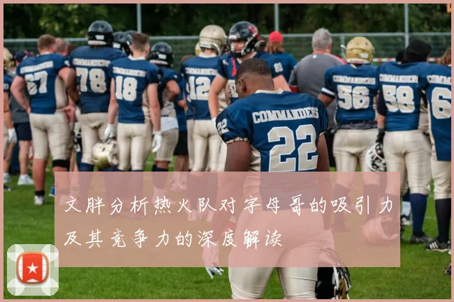 文胖分析热火队对字母哥的吸引力及其竞争力的深度解读
