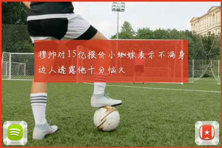 穆帅对15亿报价小蜘蛛表示不满身边人透露他十分恼火